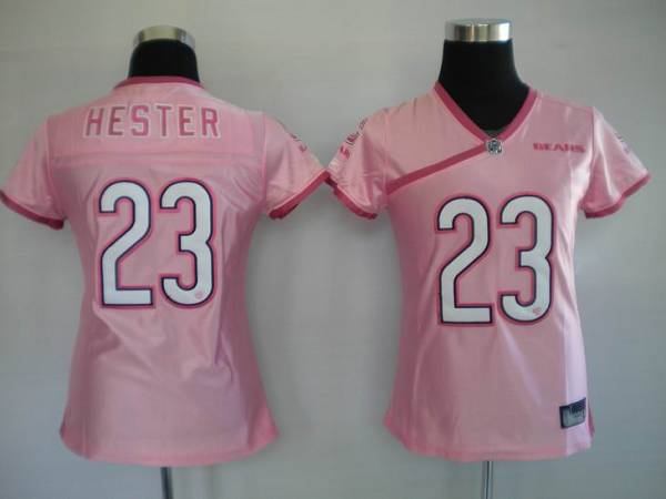 Bears #23 Devin Hester Pink Lady Stitched NFL Jersey